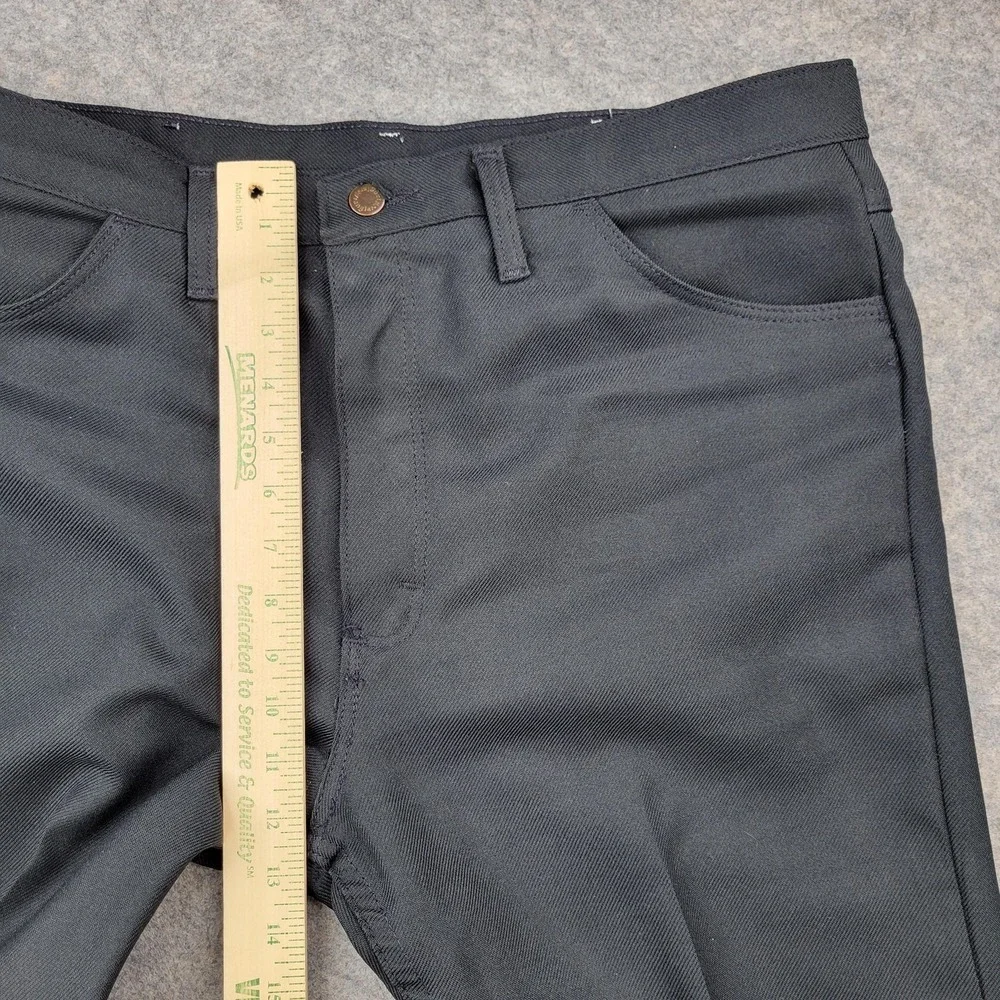 Wrangler Pants Men 38x32 Dress Workwear Straight Trouser USA‎ Made Pocket Flat